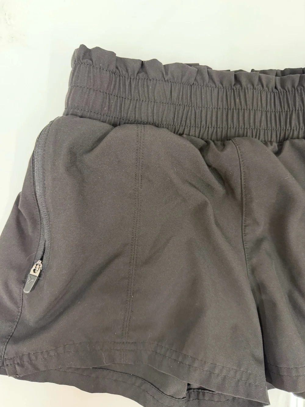 Old Navy Black Girls' Elastic Waist Athletic Shorts